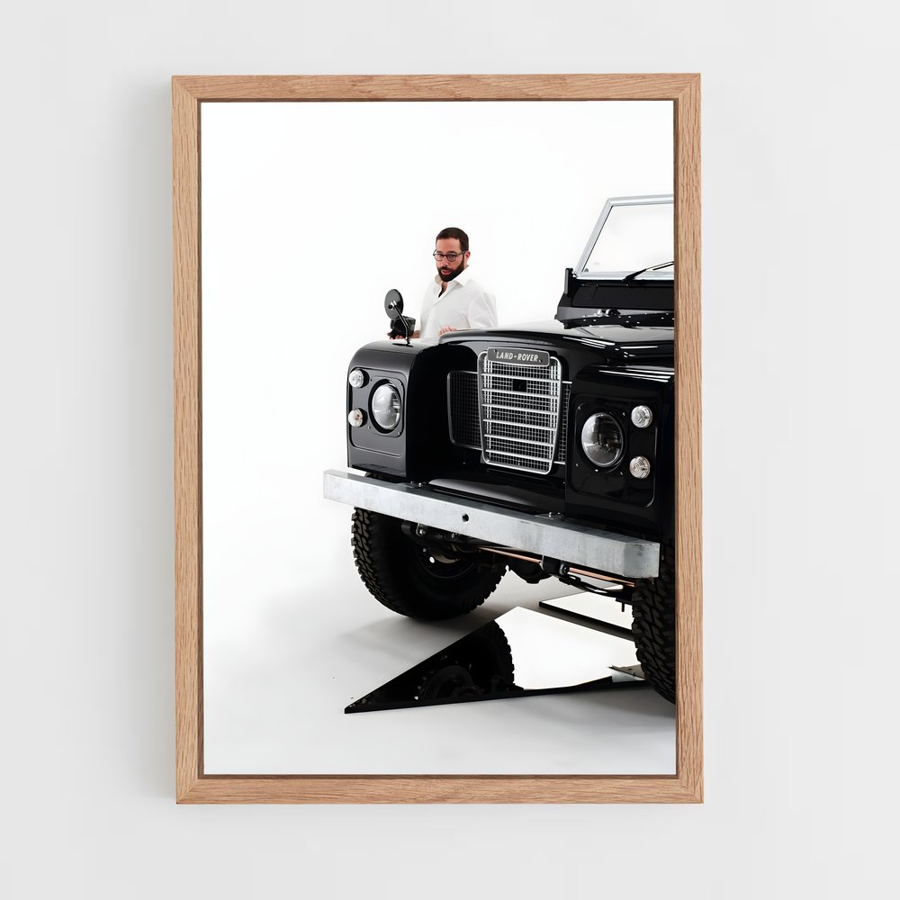 Poster Nocturne en Berline – affiche Land Rover (vue 4)